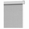 Рулонная штора Decofest Шалюр Серебристый, блэкаут, миниролл, 90 x 160 см фото