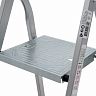 Стремянка Новая высота NV 1110, алюминиевая, 3 ступени, 1,27 м фото