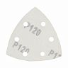 Треугольник шлифовальный на липучке Patriot, 80 x 80 x 80 мм, Р120, 5 шт фото