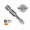 Биты торсионные Nox Strong, для ударных шуруповертов, PZ3 x 50 мм, набор 2 шт фото