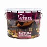 Декоративная пропитка для дерева Veres Factura, полуматовая, 9 л, белая фото