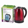 Чайник электрический Homestar HS-1010, 1,8 л, сталь, красный фото