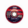 Круг шлифовальный по металлу и нержавеющей стали Tytan Professional, 115 x 6 x 22,2 мм фото