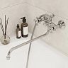 Смеситель для ванны с душем Milardo Duplex DUPSB02M10, с длинным изливом, двухвентильный, хром фото