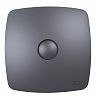 Вентилятор осевой вытяжной DiCiTi Rio 4C Dark gray metal D100, с обратным клапаном фото