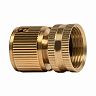 Соединитель для шлангов Palisad, латунный, быстросъемный, внутренняя резьба, 3/4" фото