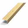 Порог угловой Лука ПУ-03, 1350 x 24 x 18 мм, дуб светлый фото