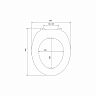 Сиденье для унитаза IDDIS ID 01 061.1 bel, 43,5 x 36 x 3,8 см, белое фото