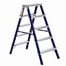 Стремянка двухсторонняя Alumet MD8205, стальная, 2 x 5 ступеней, 1,14 м фото