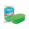 Губка для тела York Для нее, массажная, 14,5 x 9,5 x 5 см, микс фото