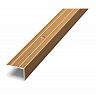 Порог угловой Лука ПУ-03, 1350 x 24 x 18 мм, орех фото
