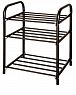 Этажерка для обуви Nika Комфорт 1, 3 полки, 44 x 33 x 50 см, черная фото