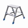 Стремянка двухсторонняя Nika ДЛС2, 2 x 2 ступени, 0,545 м фото