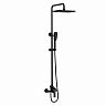 Душевая система Lemark Ursus LM7260BL, однорычажная, черная фото