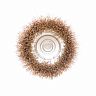 Щетка для УШМ Beorol, чашка, 125 мм, М14, латунированная гофрированная проволока фото