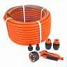 Набор для полива Жук, шланг Классик 1/2", 25 м, фитинги, пистолет Эрго 7 режимов фото