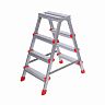 Стремянка двухсторонняя Nika ННДС4, 2 x 4 ступени, 0,91 м фото
