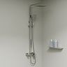 Душевая система с тропическим душем IDDIS Bild, хром фото