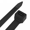 Хомут-стяжка с тройным замком Rexant, нейлон, 7,6 x 500 мм, 100 шт, черный фото