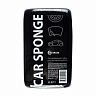 Губка автомобильная прямоугольная Grass, 190 x 110 x 55 мм, черная фото