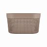 Корзина для хранения Plast Team Oslo, 3 л, шоколадный мокко фото