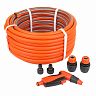 Набор для полива Жук, шланг Классик 1/2", 25 м, фитинги, пистолет Эрго фото