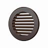 Решетка вентиляционная Era 10РКН кор, пластиковая, с фланцем D 100 мм, D 136 мм фото