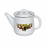 Чайник эмалированный СтальЭмаль, 1 л, с декором фото