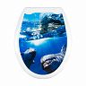 Сиденье для унитаза Мультипласт Групп, 45 x 37 x 5 см, дельфины фото