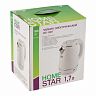 Чайник электрический HomeStar HS-1007, 1,7 л, белый фото