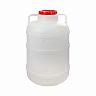 Канистра-бочка пластиковая Альтернатива, с крышкой и ручками, 15 л фото