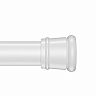 Карниз-штанга для ванной IDDIS, телескопический, алюминиевый, 110 - 200 см, белый фото