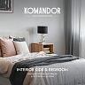 Краска для детских и спален Komandor Interior Kids&Bedroom, матовая, база C, бесцветная, 0,9 л фото
