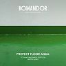 Эмаль для пола Komandor Protect Floor Aqua, акриловая, полуматовая, база С, бесцветная, 9 л фото