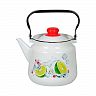 Чайник эмалированный СтальЭмаль, 3,5 л, с декором фото