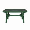 Стол пластиковый прямоугольный Стандарт Пластик Премиум 140 x 85 x 72,8 см темно-зеленый фото