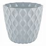 Горшок для цветов InGreen Wave, с поддоном, 0,65 л, утренний туман фото