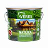 Декоративная пропитка для дерева Veres Natura, полуматовая, 2,7 л, рябина фото