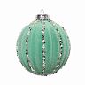 Елочный шар, d 10 см, мятный фото