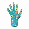Перчатки садовые Park, с нитрилом, размер L, голубые фото