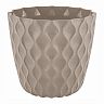 Горшок для цветов InGreen Wave, с поддоном, 1,4 л, французский платан фото