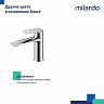 Смеситель для раковины с коротким изливом Milardo Azure, черный матовый фото Смеситель для раковины с коротким изливом Milardo Azure, черный матовый фото