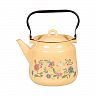 Чайник эмалированный СтальЭмаль, 3,5 л, с декором фото