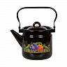 Чайник эмалированный СтальЭмаль, 2 л, с декором фото