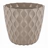 Горшок для цветов InGreen Wave, с поддоном, 0,65 л, французский платан фото