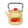 Чайник эмалированный СтальЭмаль, 3,5 л, с декором фото