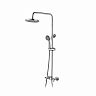 Душевая система с тропическим душем Rossinka Q02-45, со смесителем, хром фото