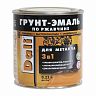 Грунт-эмаль по ржавчине Dali 3 в 1, глянцевая, 0,23 л, зеленая фото