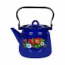 Чайник эмалированный СтальЭмаль, 3,5 л, с декором фото