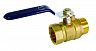 Кран шаровой для труб RM-L, 1/2", латунный, гайка-штуцер фото